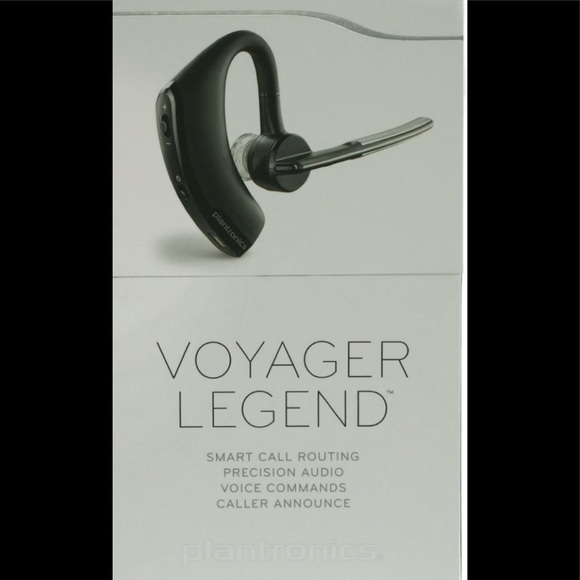 Plantronics - Voyager Legend Bluetooth Headset - Silver/Black - Picture 1 of 4